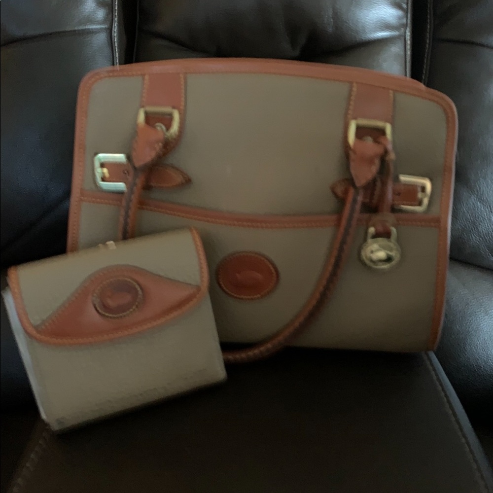 Vintage Dooney & Bourke Purse & Matching Wallet